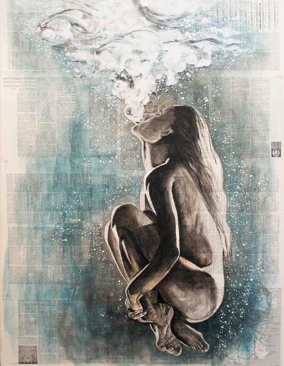 Bliss Underwater (Painting)