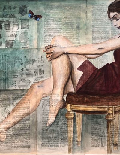 Butterflies Away Painting