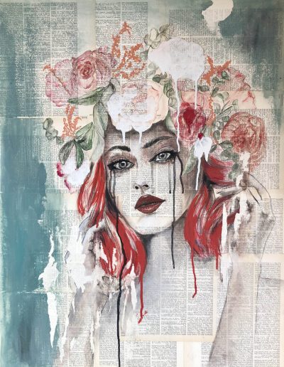 Melted Eyes Painting