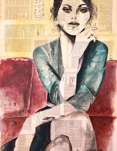 Waiting for a Man Painting