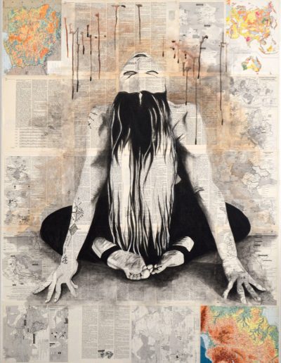 Emma on Maps Painting