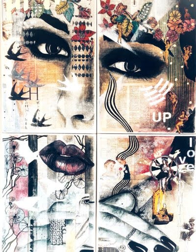 Quadriptych Painting