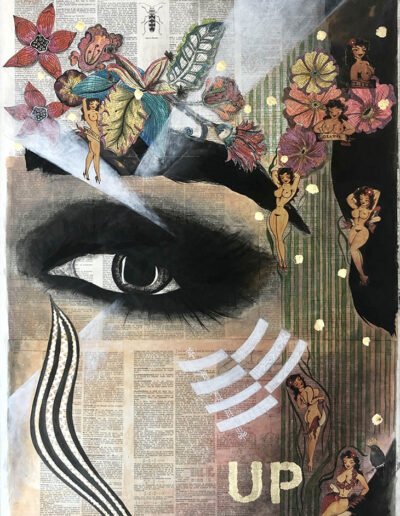 Quadriptych 2 - Pin-up Party (Painting)