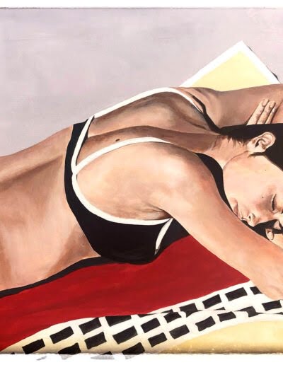 Sunbathing (Painting)